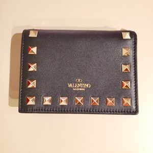 Valentino Garavani Rockstud Bi-Fold Wallet